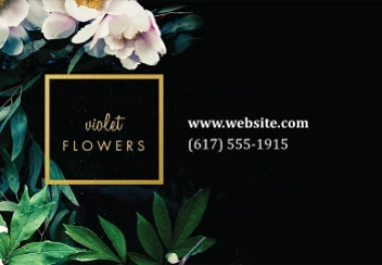 Florist Dark Flowers