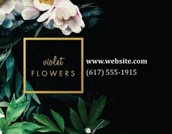 Florist Dark Flowers