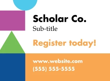 Color Blocks Scholar