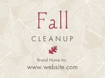 Fall Cleanup Pattern