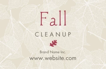 Fall Cleanup Pattern