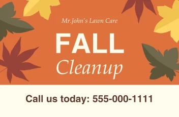 Fall Leaf Cleanup