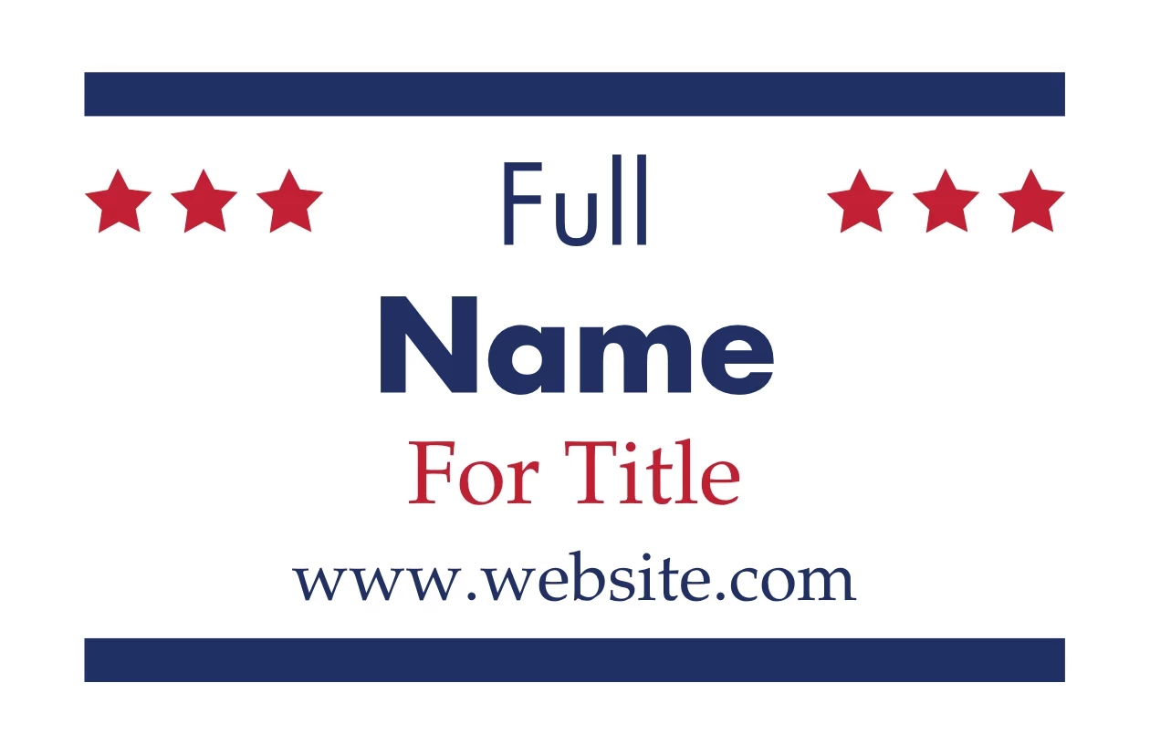 Political Campaign Magnet