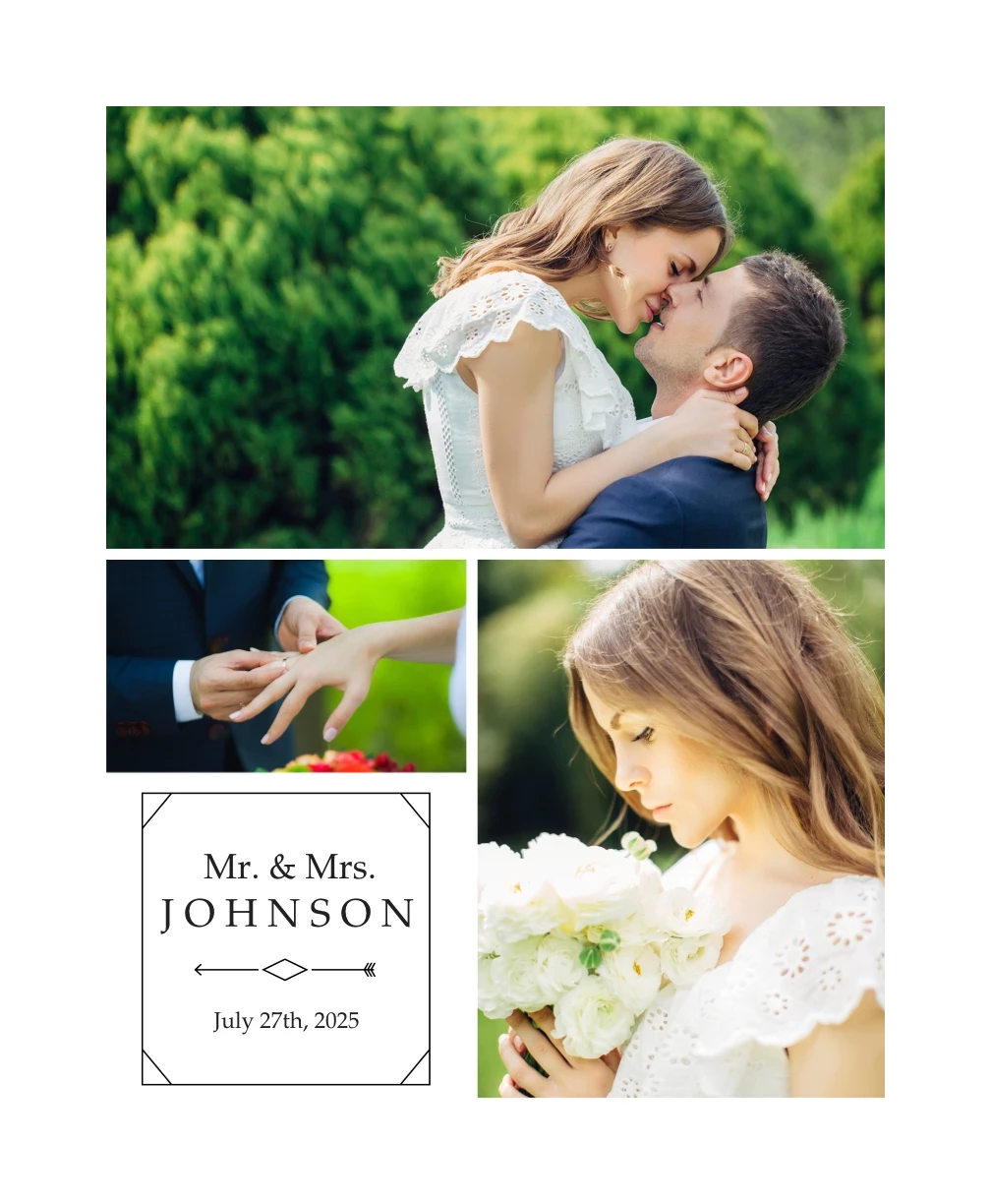 Elegant Corner Collage