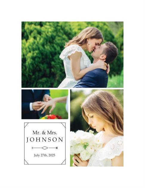 Elegant Corner Collage