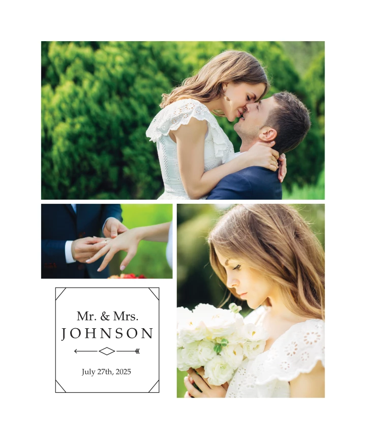 Elegant Corner Collage