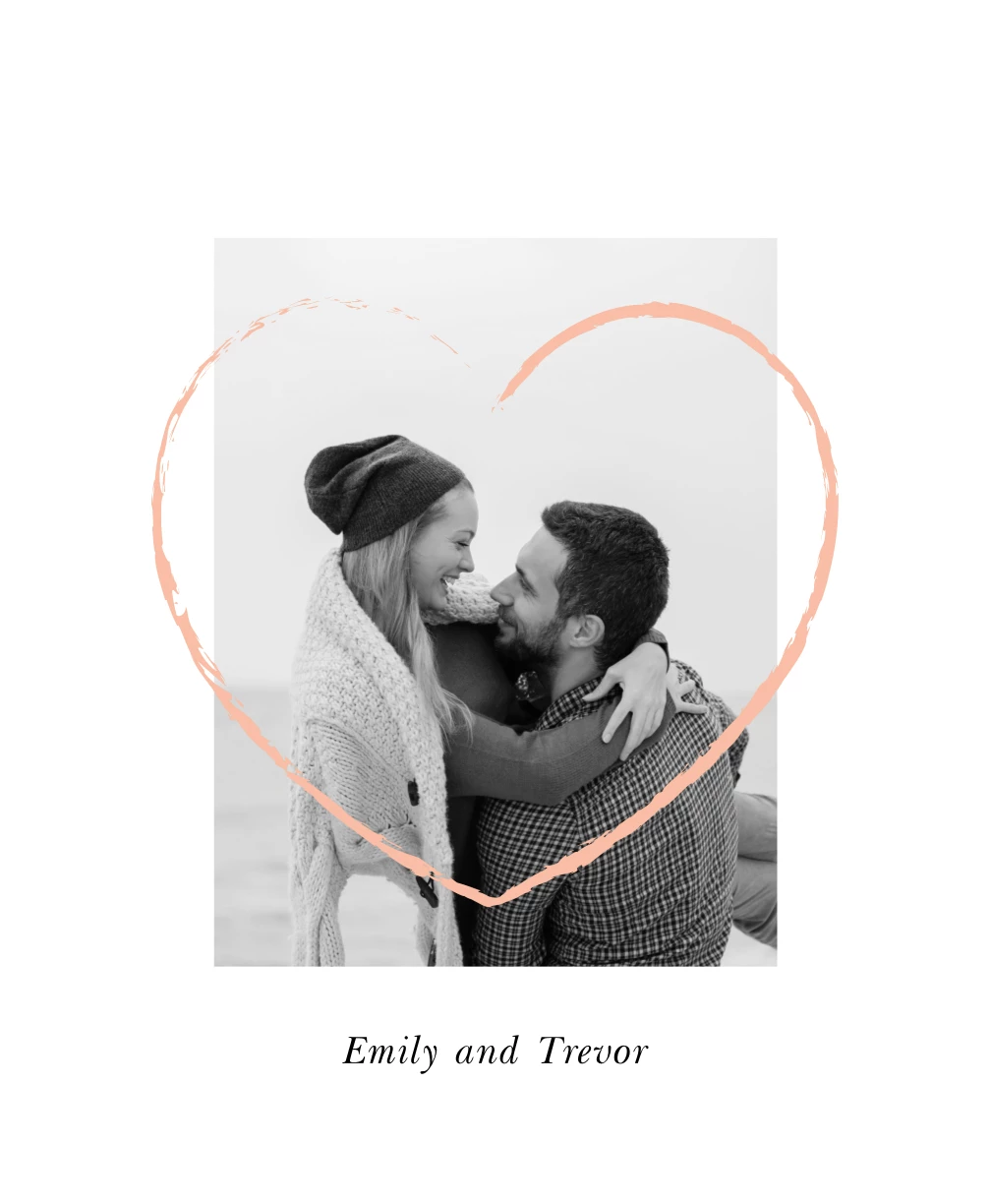 Simple Golden Heart Line