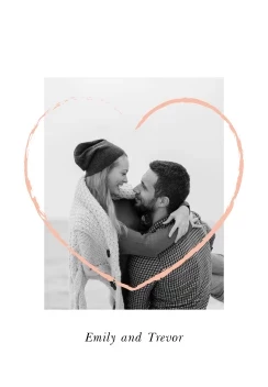 Simple Golden Heart Line