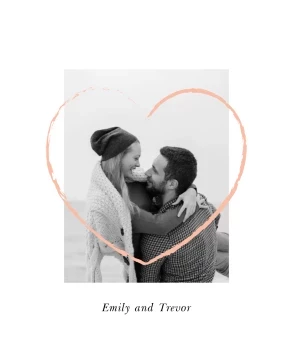 Simple Golden Heart Line