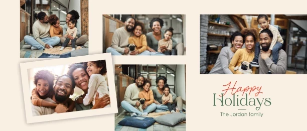 Modern Happy Holiday Collage