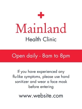 Health Clinic Hours
