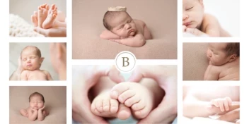 Baby Collage Monogram