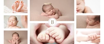 Baby Collage Monogram