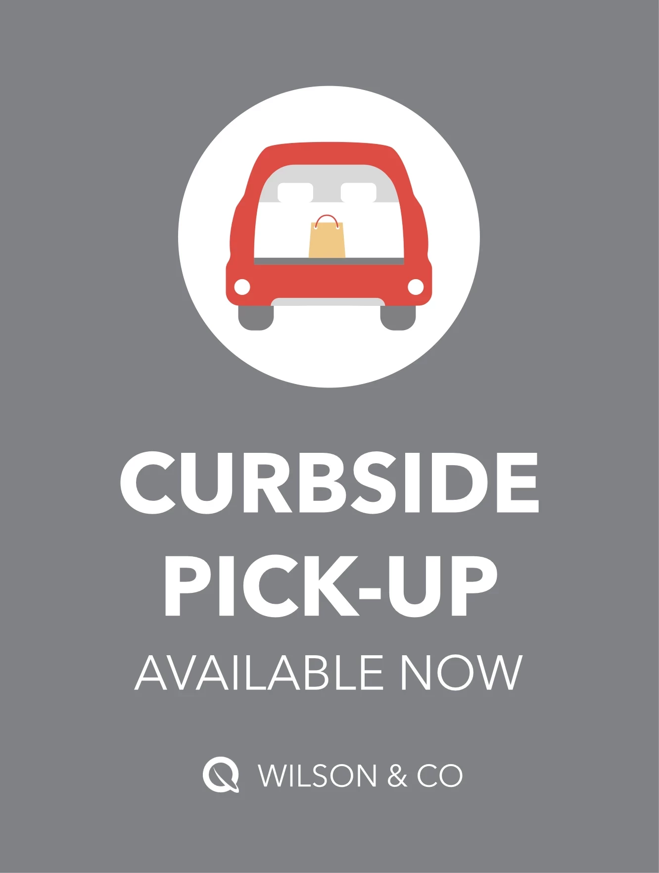 Curbside Pickup Available