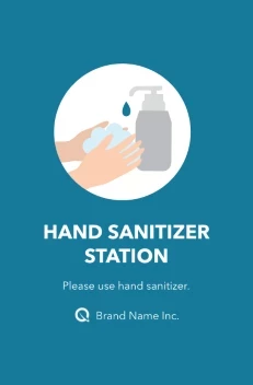 Hand Sanitizer Station