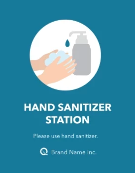 Hand Sanitizer Station