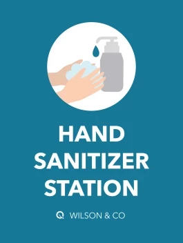Hand Sanitizer Station