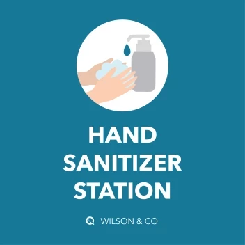Hand Sanitizer Station