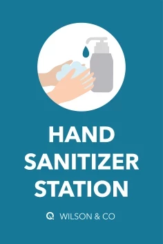 Hand Sanitizer Station