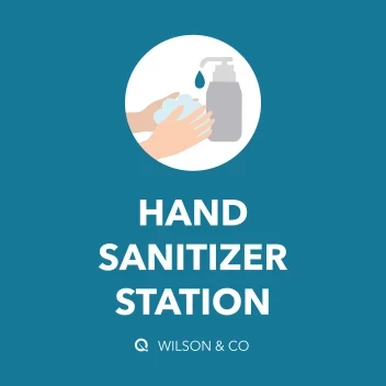 Hand Sanitizer Station