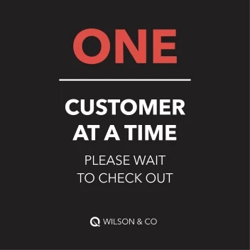 One Customer Please Wait