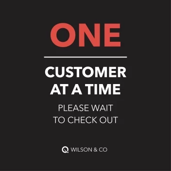 One Customer Please Wait
