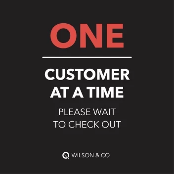 One Customer Please Wait