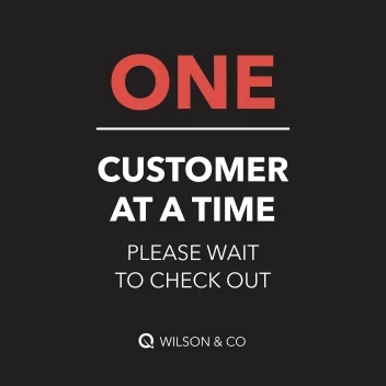 One Customer Please Wait