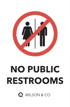 No Public Restrooms