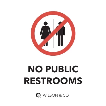 No Public Restrooms