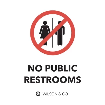 No Public Restrooms