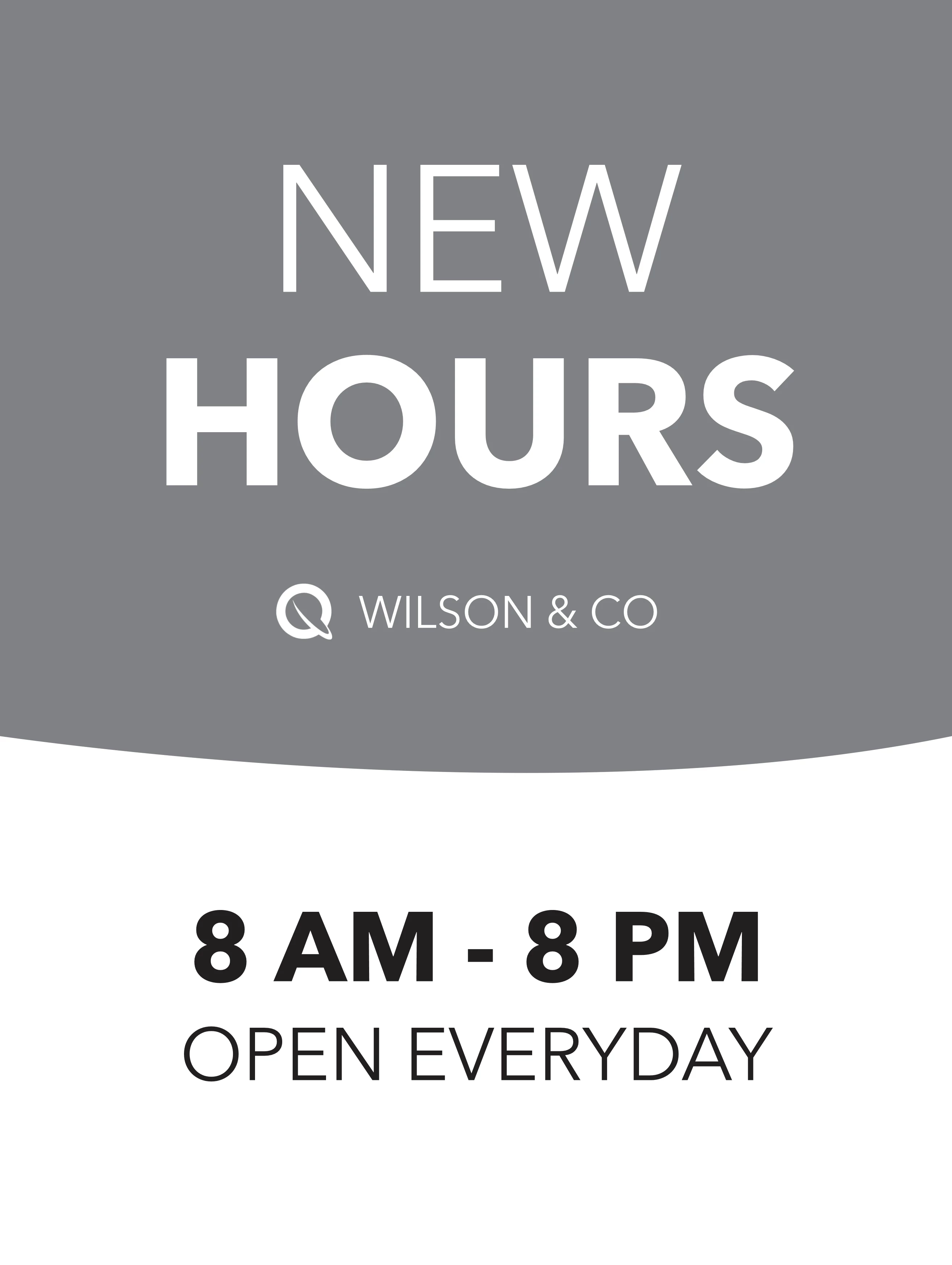 New Hours