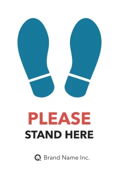 Footprints Stand Here