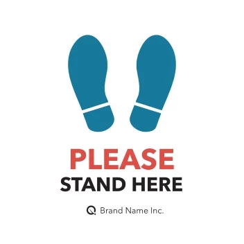 Footprints Stand Here