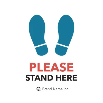 Footprints Stand Here