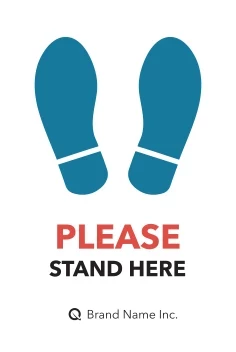 Footprints Stand Here