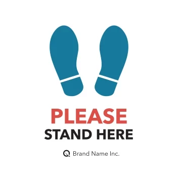 Footprints Stand Here