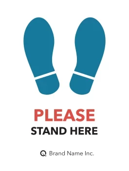 Footprints Stand Here