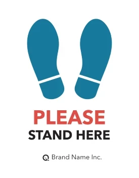 Footprints Stand Here