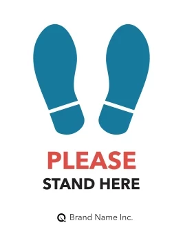 Footprints Stand Here