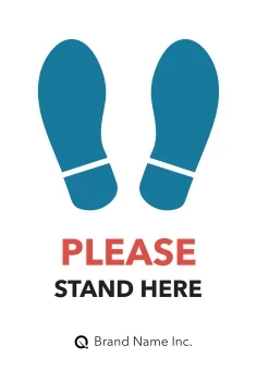 Footprints Stand Here