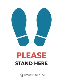 Footprints Stand Here