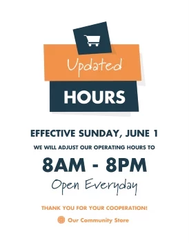 New Business Hours Retail