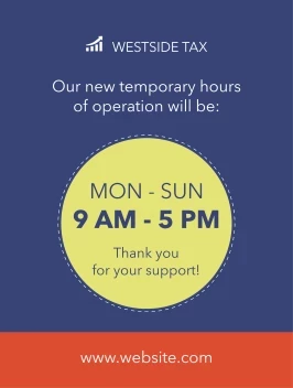 New Hours Megaphone