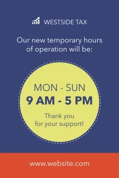New Hours Megaphone