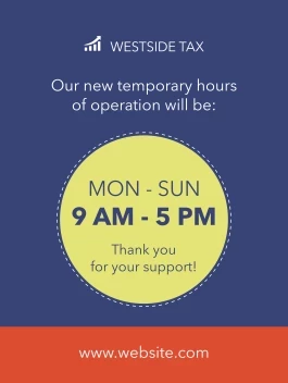 New Hours Megaphone