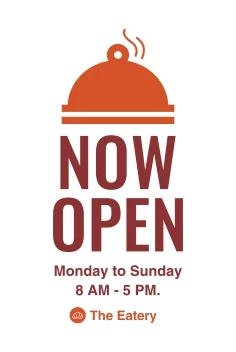 Now Open Restaurant