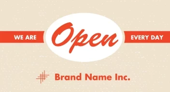 Open For Business Vintage