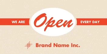 Open For Business Vintage