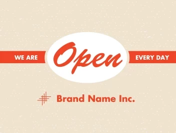 Open For Business Vintage